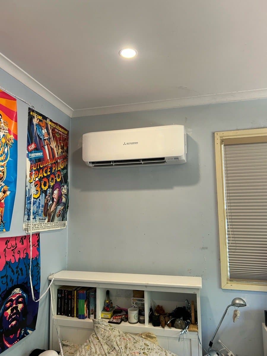 Mitsubishi head above the bed