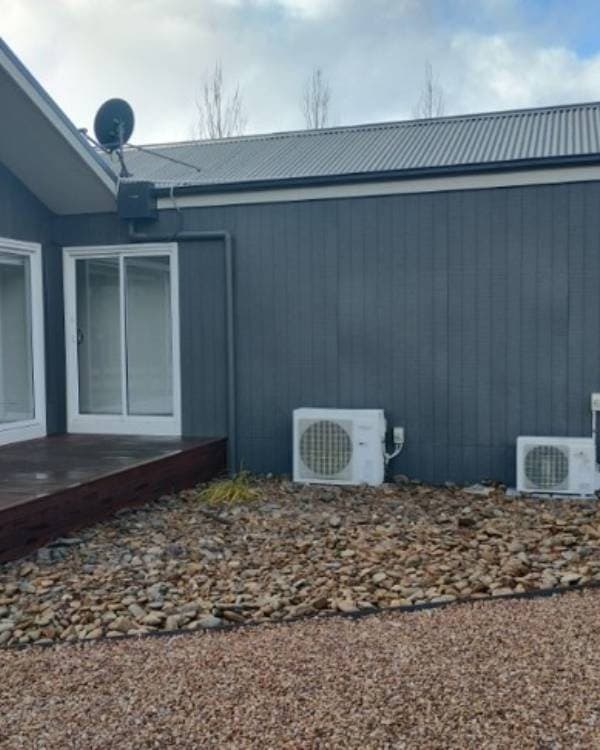 A pair of splits on a new home